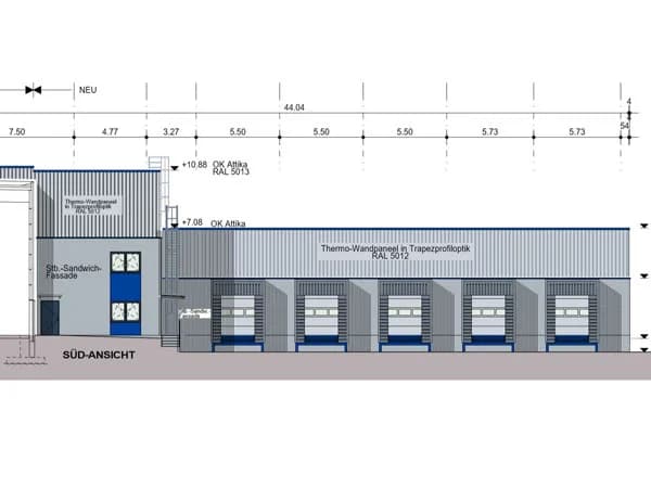 Hallenerweiterung am Logistikstandort Wunstorf